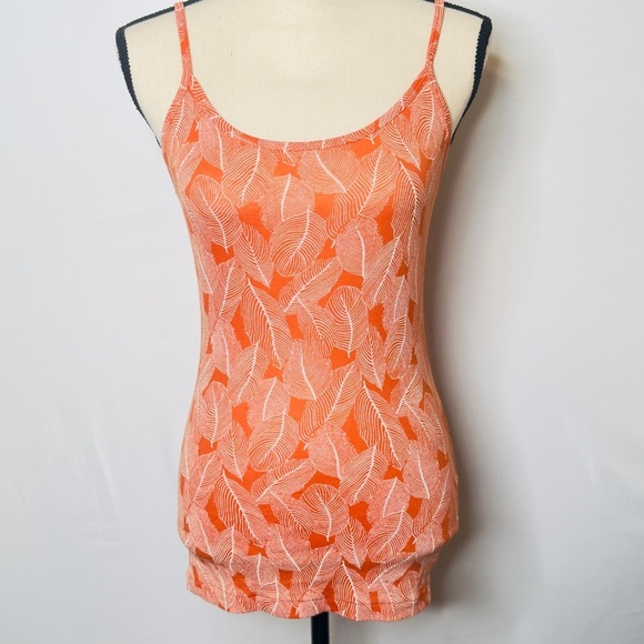 Banana Republic Women's Blouse Top Orange Spaghetti Strap Size Small - Picture 4 of 9